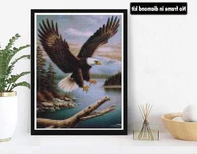 Produktbild von Diamond Painting-Set für Wanddekoration und Kunst, 30x40cm, 5D DIY Strass-Bordürenkit für Diorama und Tierbilder