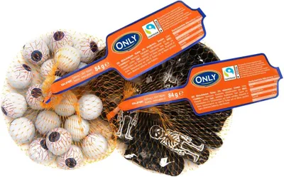 Produktbild von Only Milchschokolade Skelette und Augen 84 g
