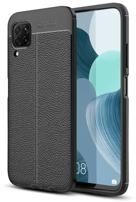 Produktbild von NALIA Handyhülle für Huawei P40 Lite Hülle, Leder Optik Stylische Handyhülle
