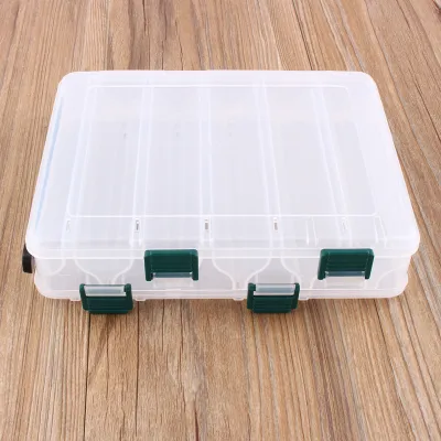 Obrázok produktu pre 12-komorový box na rybárske nástrahy, obojstranný úložný priestor, veľký plastový box na rybárske príslušenstvo
