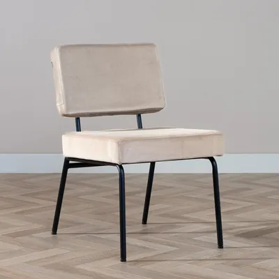 Produktbild von Bronx71 Esszimmerstuhl Espen Samt taupe