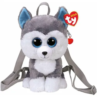 Produktbild von TY Slush, Kleinkinder-Rucksack, Junge/Mädchen, Einstellbare Gurte, Blau, Grau, Weiß