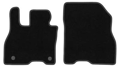 Immagine prodotto di Tappetini anteriori in moquette per Nissan Leaf II 2017- (hatchback) – 2 pezzi, neri, su misura – Wielganizator BASIC
