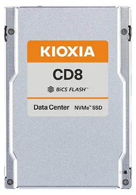 Imagen del producto de Kioxia KCD8XRUG7T68 Kioxia SSD 7.68TB KCD8 Series 2,5" PCIe4.0 x4