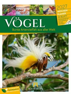 Obrázok produktu pre Vögel Wochenplaner Kalender 2027