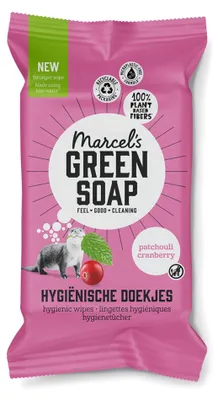 Immagine prodotto di Salviette igieniche Marcel's Green Soap 60