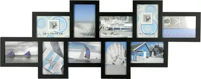 Produktbild von Bilderrahmen GALLERY 10 Fotos, schwarz, 80 x 38 cm