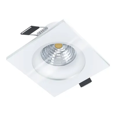 Produktbild von EGLO Salabate, Einbaustrahler, Nicht austauschbare(s) Leuchtmittel, LED, 450 lm, 220-240 V, Transparent, Weiß