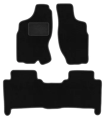 Zdjęcie produktu dla Dywaniki samochodowe welurowe LUX do: Ford Maverick MK1 (1994-2003, SUV) czarne, z mocowaniami