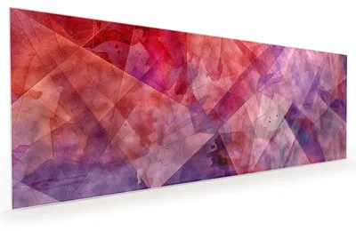 Produktbild von Küchenrückwand Spritzschutz Glas mit Motiv Abstrakte Kunstform 40 x 40 cm