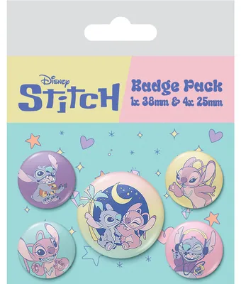 Produktbild von Stitch & Angel - Space Rocks - Zestaw 5 Odznak