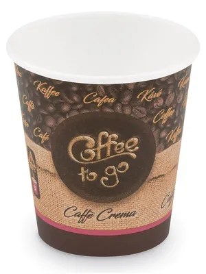 Produktbild von 100x Kaffeebecher S 'Coffee To Go' Caffe Crema Americano Lungo 150ml 200ml
