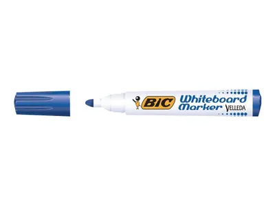 Image de Marqueur pour tableaux blancs BIC Velleda 1701 ECOlutions, bleu