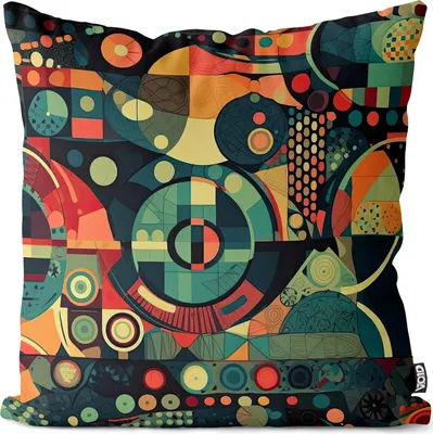Produktbild von VOID Grafisches Muster Dschungel Formen Kissenbezug Kissenhülle sofa couch wohnzimmer dekoration wasserfest Outdoor Garten Kissen bezug deko