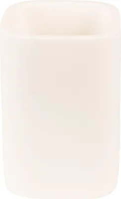 Produktbild von Clayre & Eef Zahnbürstenhalter 7x7x10 cm Weiß Keramik