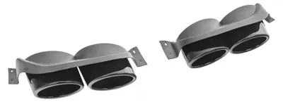 Imagen del producto de Adornos para embellecedores de escape para VW Golf 7 7.5 (2012–2020), diseño R, color .