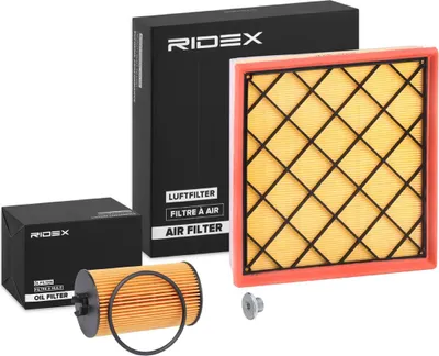 Produktbild von RIDEX Filterset Inspektionspaket Filtersatz für OPEL Astra J Sports Tourer (P10) ASTRA J ZAFIRA TOURER C (P12) Astra H GTC (A04) Astra H TwinTop (A04)