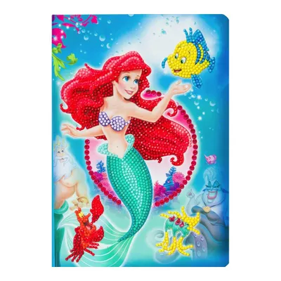 Image de Bloc de peinture diamantée Disney La Petite Sirène - 1 pièce