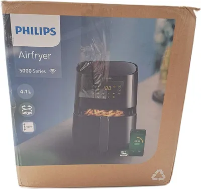 Image de Philips Airfryer 5000 series L 4.1L 0.8Kg 13-in-1 Airfryer Wifi connected 90%
