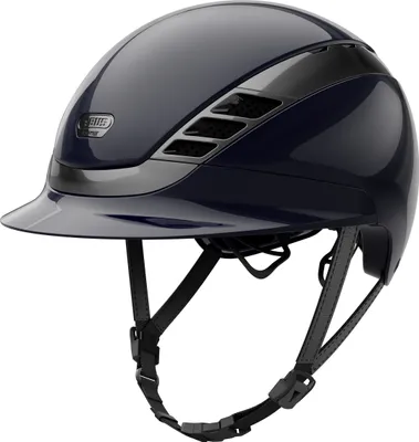Produktbild von Abus Reithelm AirLuxe Chrome 390 shiny midnight blue S