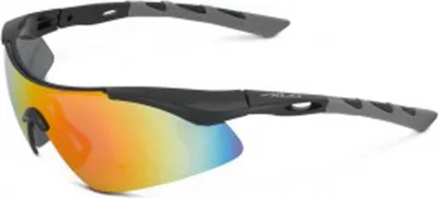 Produktbild von XLC Sonnenbrille 'Komodo'' SG-C09, Rahmen schwarz/grau, Gläser verspiegelt, mehrfarbig (1 Stück)