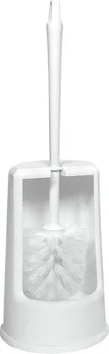 Produktbild von Toilettenburste - weis - inklusive Halter - Kunststoff - 40 cm