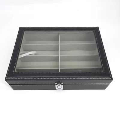 Produktbild von Relaxdays Box na okuliare Rozmery displeja VxŠxH 8,5 x 33,5 20,45 Pomocník pri skladovaní