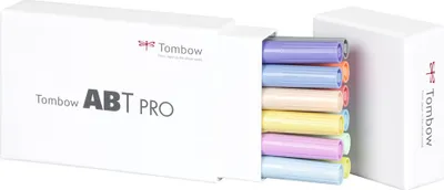 Zdjęcie produktu dla Tombow ABTP-12P-2ABT PRO Zestaw 12 pastelowych kolorów