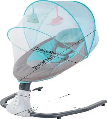 Obrázok produktu pre Automatické elektrické detské odrážadlo, napájanie USB, maximálna nosnosť 18 kg, moderný dizajn, modrá farba