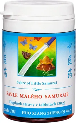 Obrázek produktu pro 101 Šavle malého samuraje (HUO XIANG ZHENG QI WAN), 100 tbl