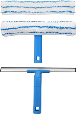 Produktbild von Mitclear Fensterreiniger Set 30cm Silikon-Mikrofaser Profi-Reinigungsset