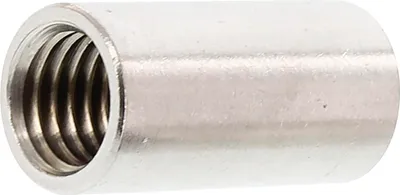 Produktbild von Gewindehülse Gewindemuffe rund ø M8x30mm Distanzhalter Langmutter Edelstahl A2