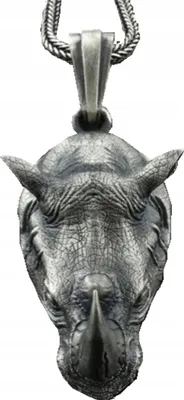 Produktbild von Nashorn Halskette Schutz Amulett Mythologie 138