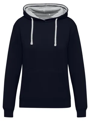Immagine prodotto di SG Originals - Felpa con cappuccio da donna FK2907 (M) (nero scuro/colore Oxford chiaro)