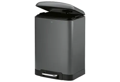 Zdjęcie produktu dla KELA kosz pedałowy Davino silent close 12l 27x23,5cm H:40cm stal nierdzewna szary