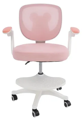 Immagine prodotto di Sedia da scrivania ergonomica per bambini, regolabile in altezza, color rosa