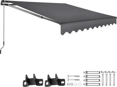 Produktbild von tectake® Gelenkarmmarkise Ornella verschiedene Größen inkl. Wandhalterung