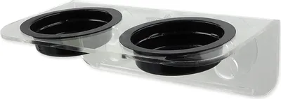 Obrázok produktu pre Repti Planet 007-51083, Plaz, Kŕmidlo a napájadlo, Plast, Čierna, Priehľadná, Vnútorný, 1 kusov