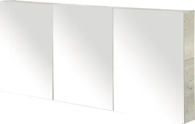 Obrázok produktu pre Zrkadlová skrinka bez osvetlenia Sanox 160 x 13 x 65 cm dub prírodný s 3 dvierkami obojstranne zrkadlové