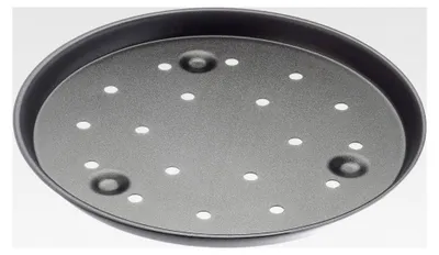 Produktbild von Pizzablech aus Aluminium, gelocht, 24 cm