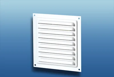 Produktbild von Kiemenblech Serie MVM Aluminium weiß : 250x250mm Größe: 250x250mm