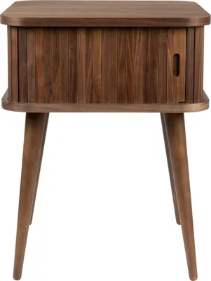 Produktbild von Zuiver Barbier Beistelltisch/ Nachttisch Holz Walnuss