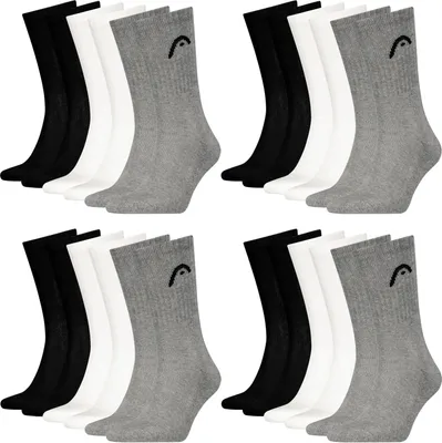 Produktbild von 12 Paar HEAD Uni Crew Socken All Sports Training Socks