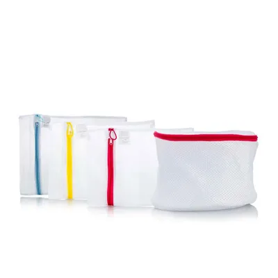 Produktbild von 4er Set Wäschenetz Waschmaschine Netz Beutel Sack Waschmaschinennetz Wäschesack BH Dessous Wäschebeutel