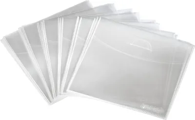 Image de 25x pochettes de protection pour CD/DVD Transparent