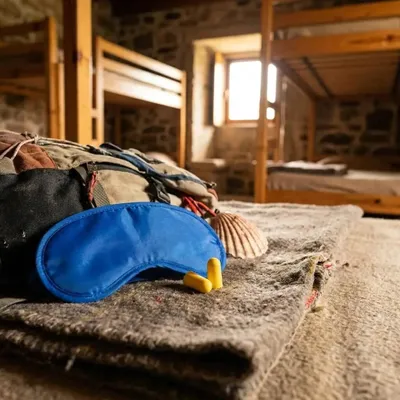 Produktbild von Schlaf-Set: Atmungsaktive Schlafmaske und Ohrstöpsel