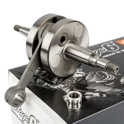 Zdjęcie produktu dla Stage6 Hpc Pełny Wał Krzyżakowy Ze Skokiem 45 Mm I Drążkiem Pleuel 90 Mm Do Silnika Derbi Euro 2 (Ebe).