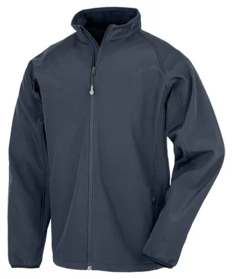Produktbild von Result Genuine Recycled - Softshelljacke Zum Bedrucken für Kinder LT5977 (140) (Marineblau)