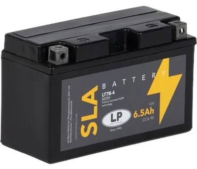 Produktbild von Akku 12V 6,5Ah LANDPORT YT7B-4 Wartungsfrei, Kompakt & Vibrationsfest