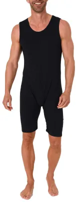 Zdjęcie produktu dla Body do karmienia bez rękawów UNI , krótki kombinezon do karmienia bez rękawów - z zamkiem błyskawicznym na nogawkach; navy.XXL